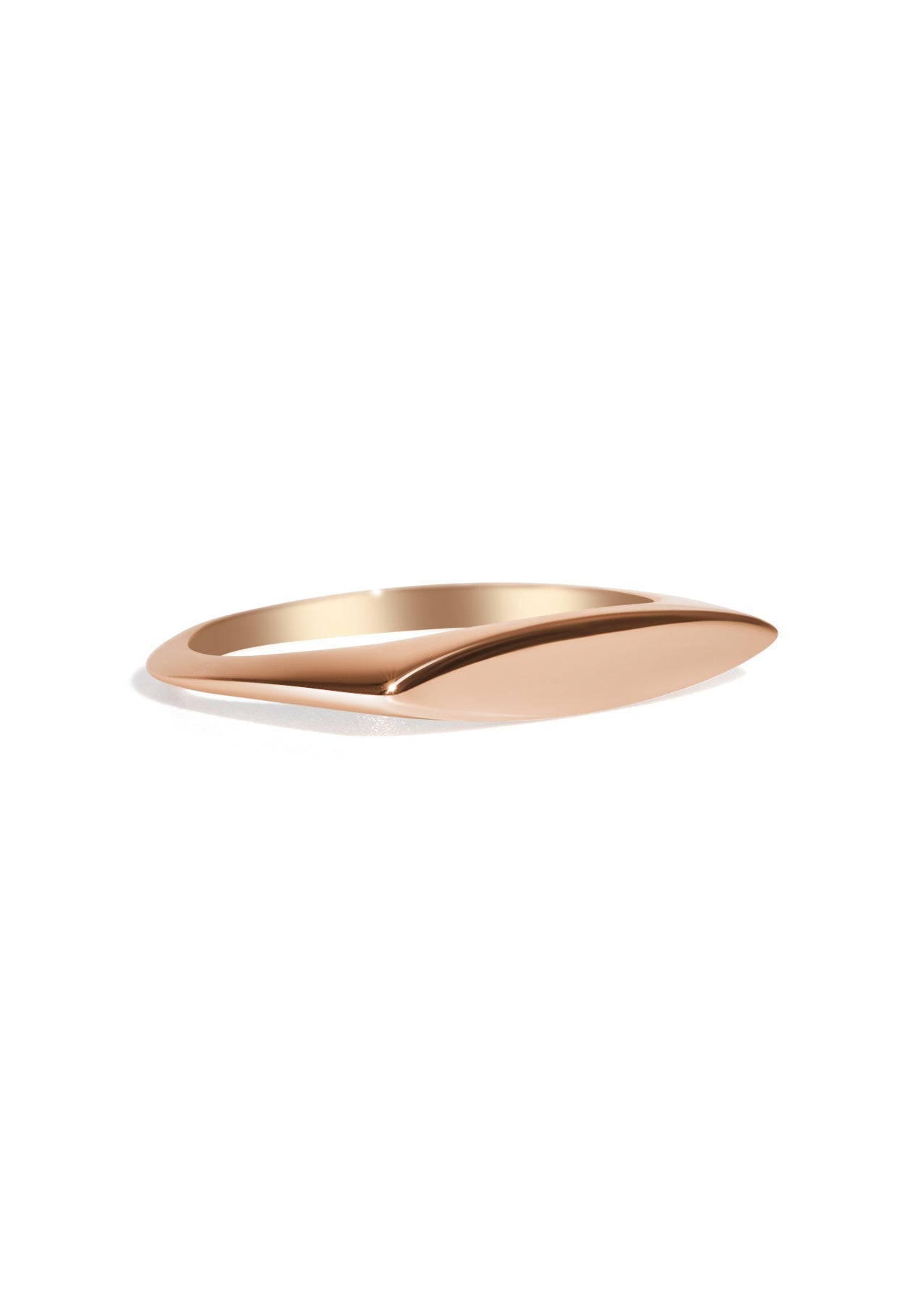 The Cosmos Rose Gold Signet Ring - Molten Store