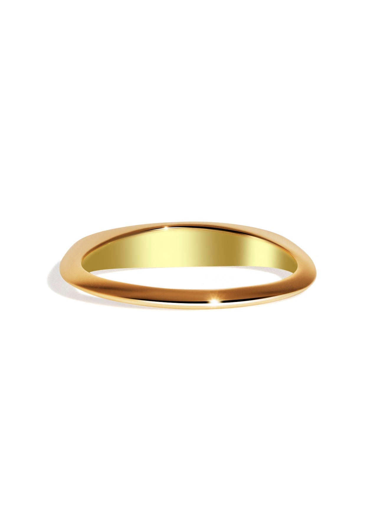 The Cosmos Yellow Gold Signet Ring - Molten Store