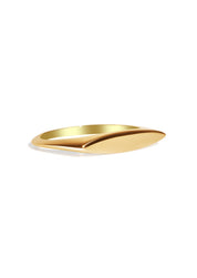 The Cosmos Yellow Gold Signet Ring - Molten Store