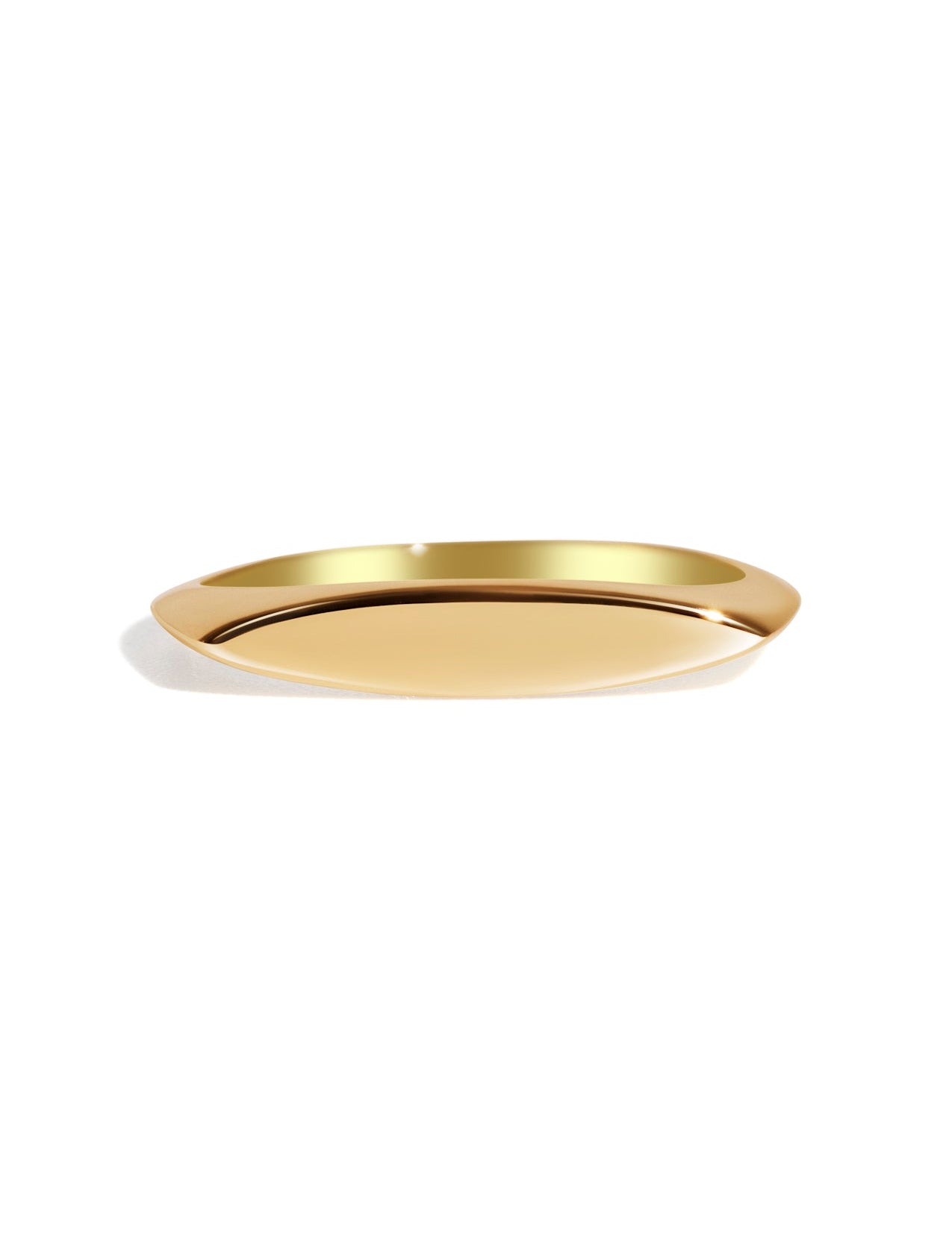 The Cosmos Yellow Gold Signet Ring - Molten Store