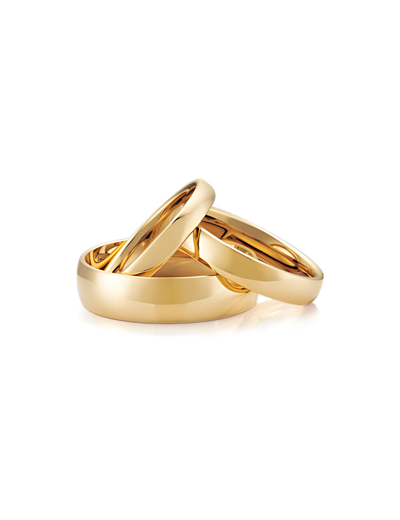 The Cushion 9ct Yellow Gold Band - Molten Store