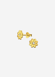 The Daisy 14ct Gold Vermeil Stud Earrings - Molten Store