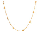 The Daisy Chain Pearl 14ct Gold Vermeil Necklace - Molten Store