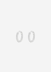 The Dawn Sterling Silver Huggie Earrings - Molten Store