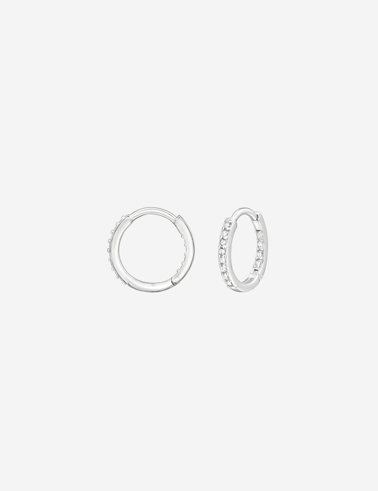 The Dawn Sterling Silver Huggie Earrings - Molten Store