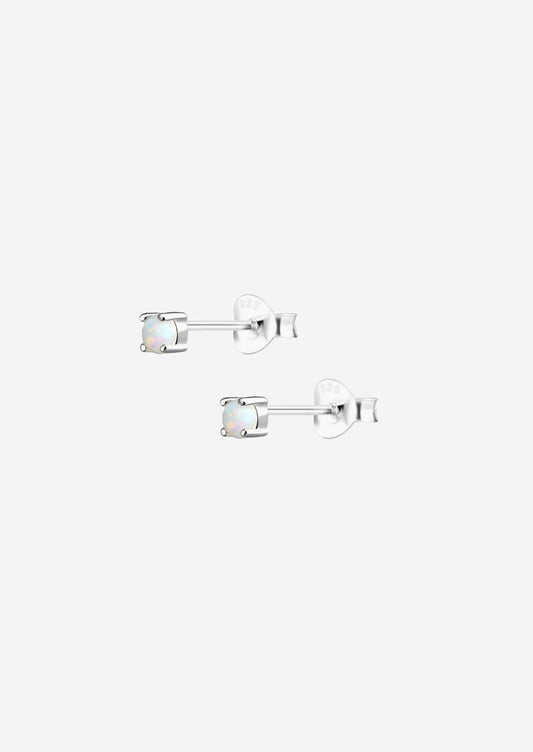 The Daydream Opal Sterling Silver Stud Earrings - Molten Store