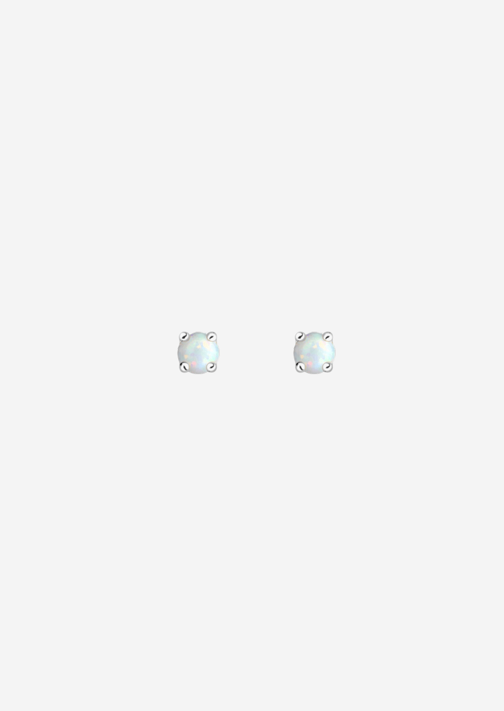 The Daydream Opal Sterling Silver Stud Earrings - Molten Store