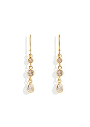 The Dew Gold Vermeil Hook Earrings - Molten Store