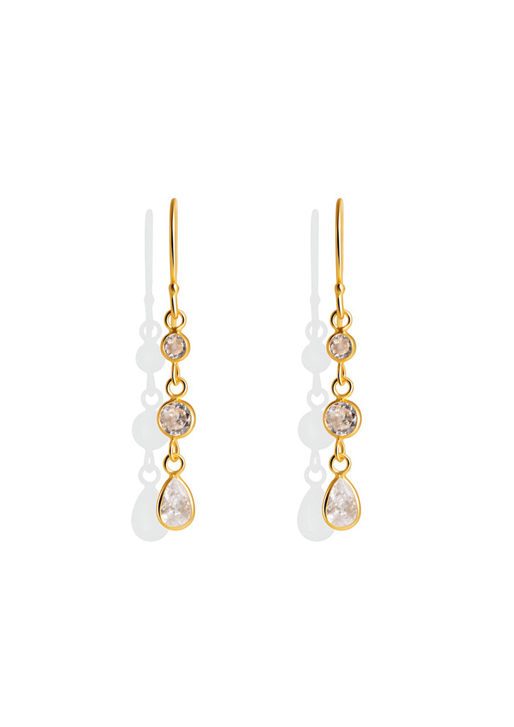 The Dew Gold Vermeil Hook Earrings - Molten Store