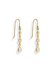 The Dew Gold Vermeil Hook Earrings - Molten Store