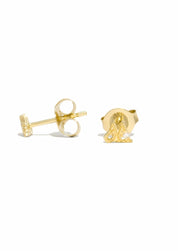 The Diamond Insignia 9ct Solid Gold Stud Earrings - Molten Store