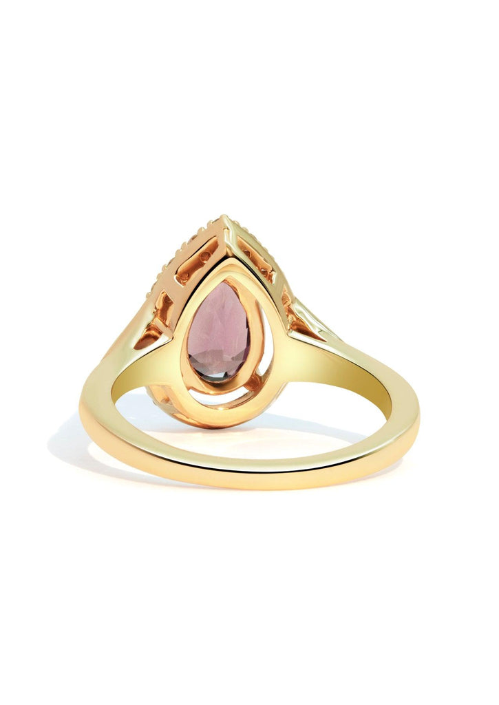 The Eliza Ring with 2ct Pear Spinel - Molten Store