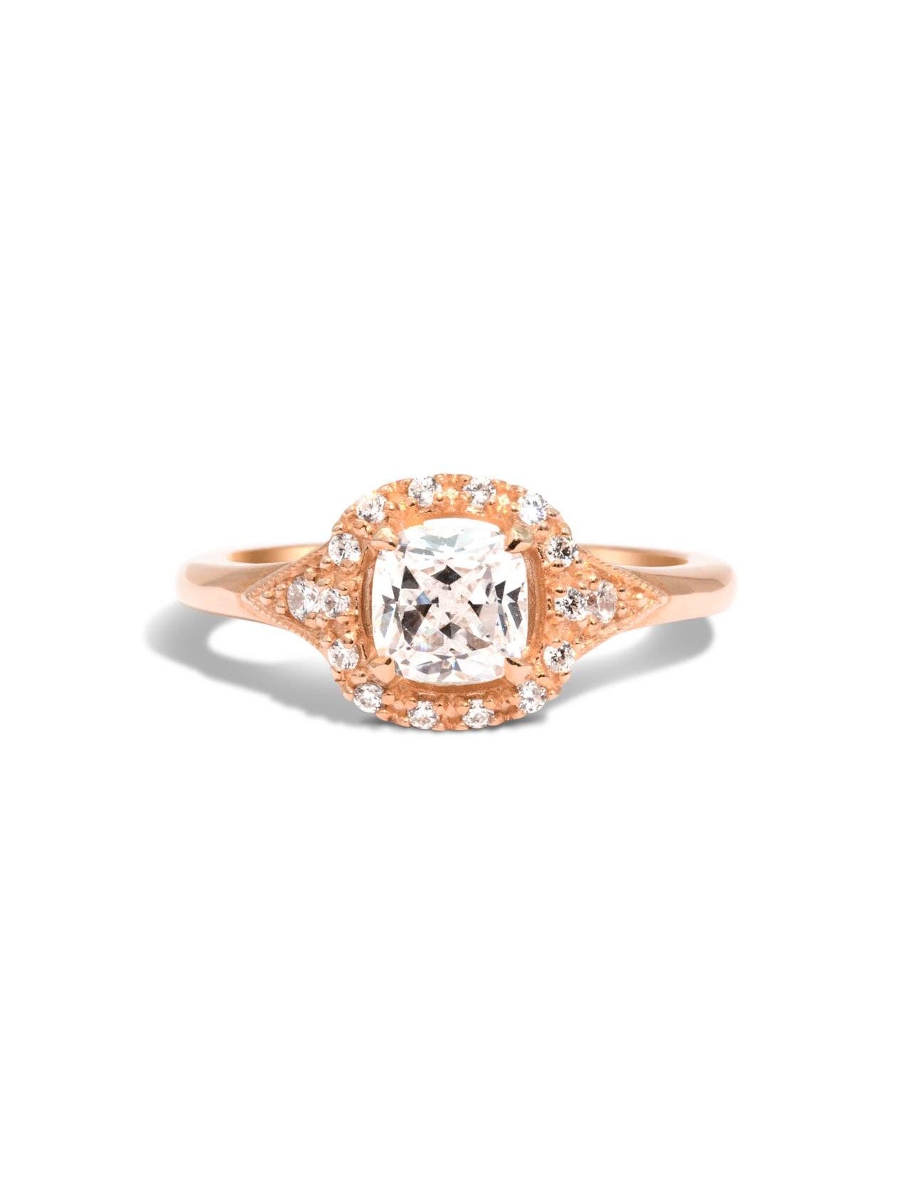 The Eliza Rose Gold Ring Setting - Molten Store