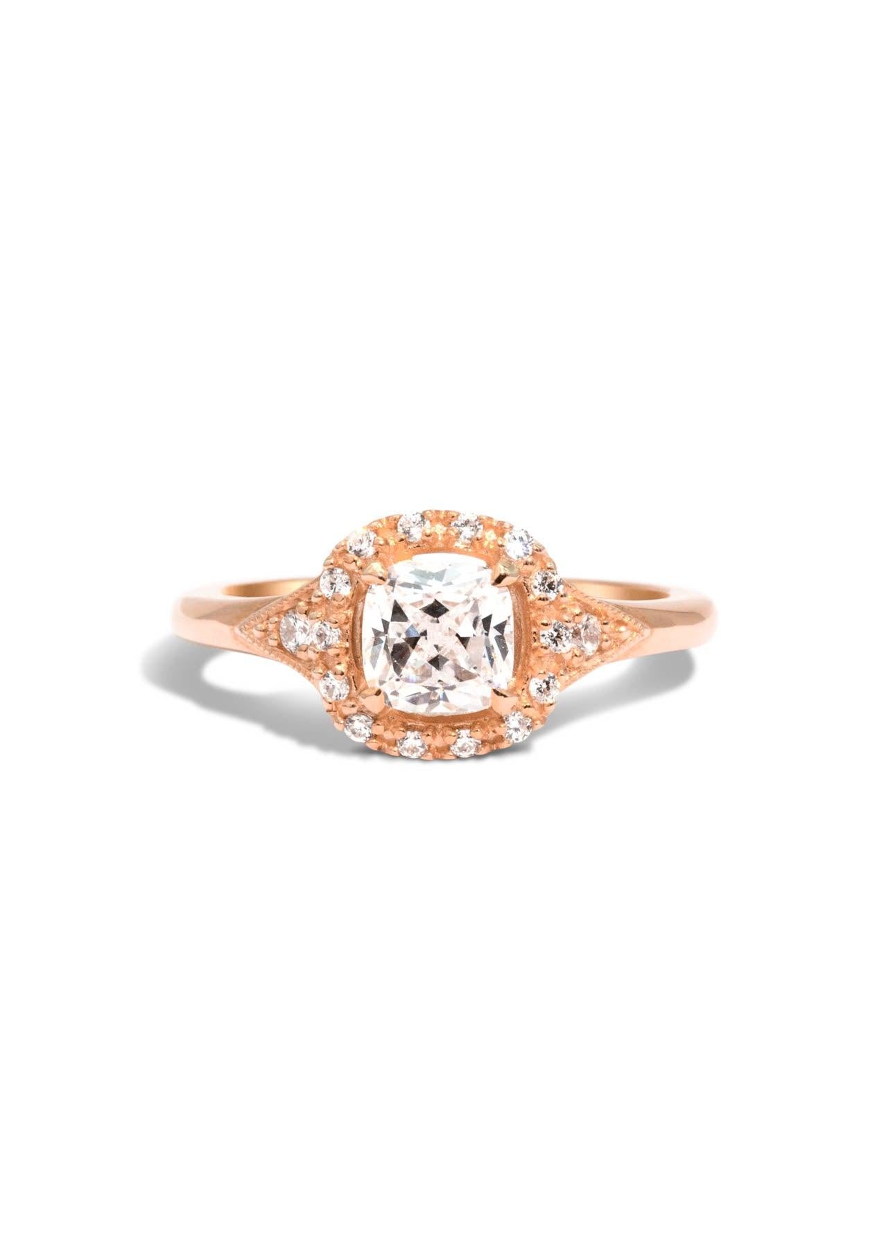 The Eliza Rose Gold Ring Setting - Molten Store