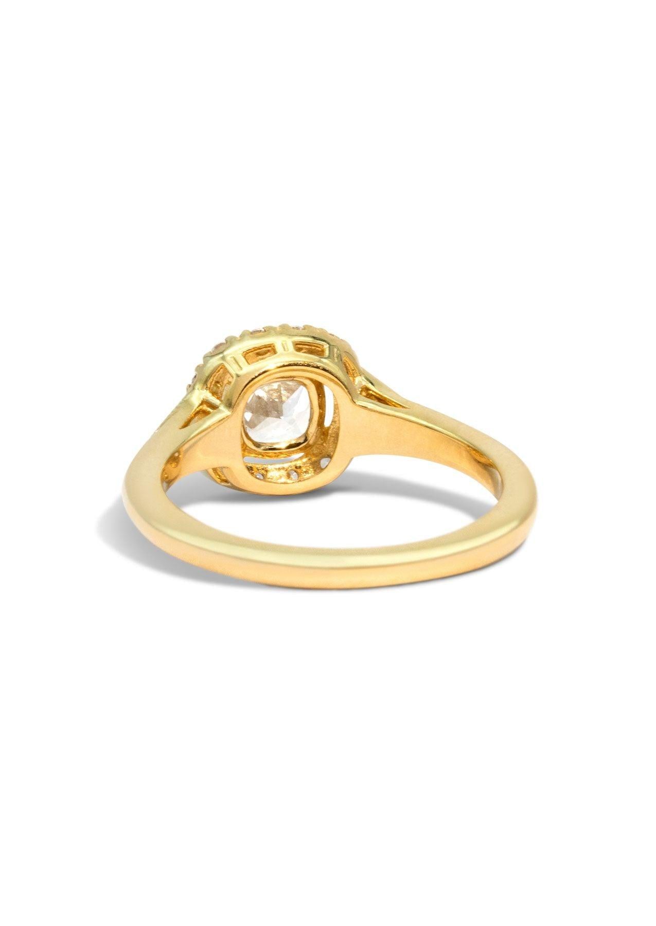 The Eliza Yellow Gold Ring Setting - Molten Store