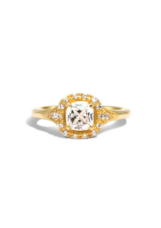 The Eliza Yellow Gold Ring Setting - Molten Store