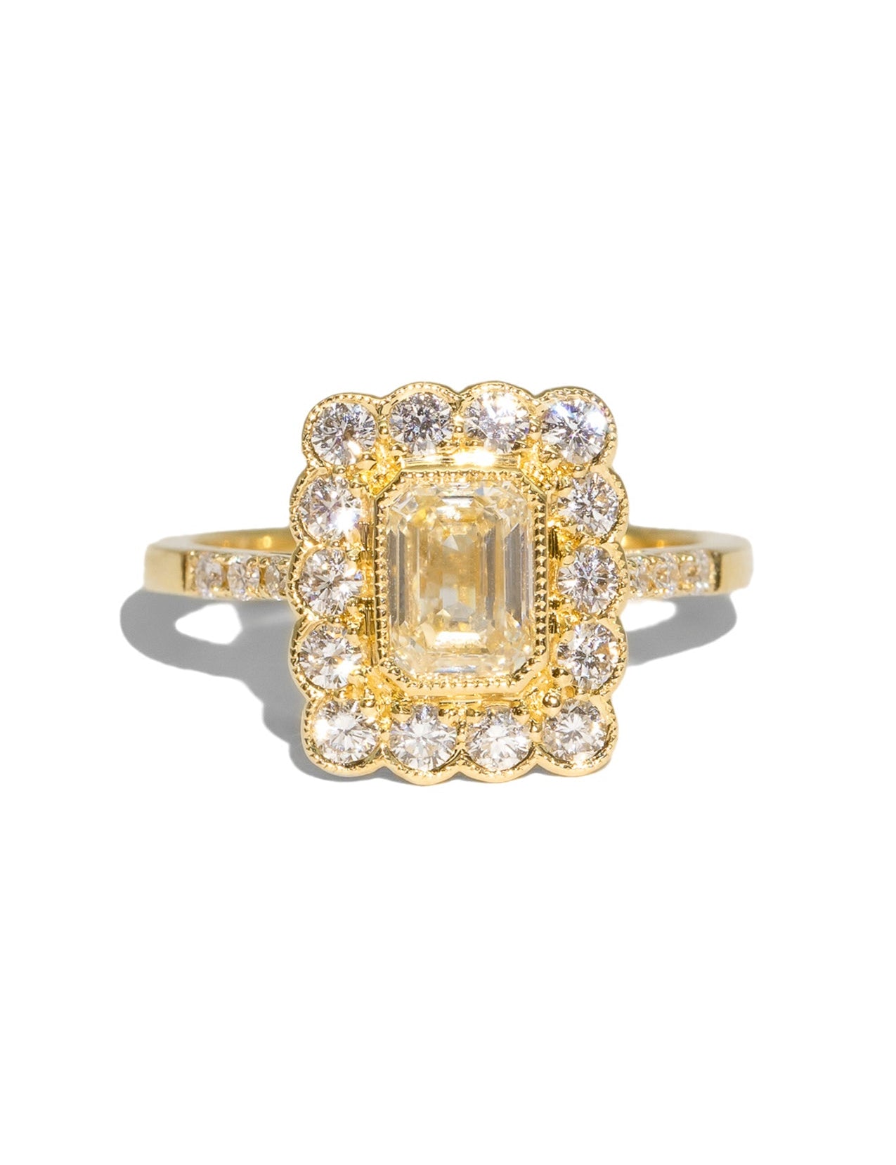 The Elodie Ring with 1.03ct Yellow Diamond - Molten Store