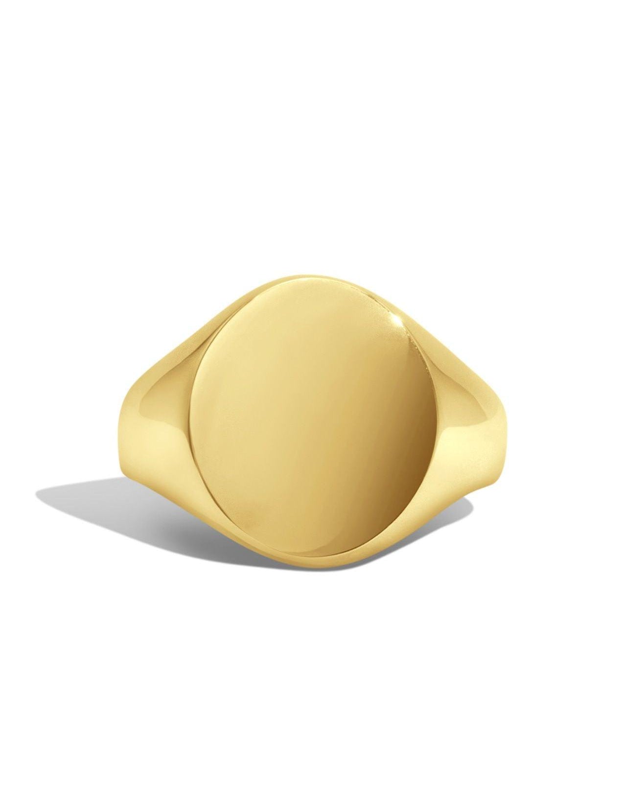 The Era Yellow Gold Signet Ring - Molten Store