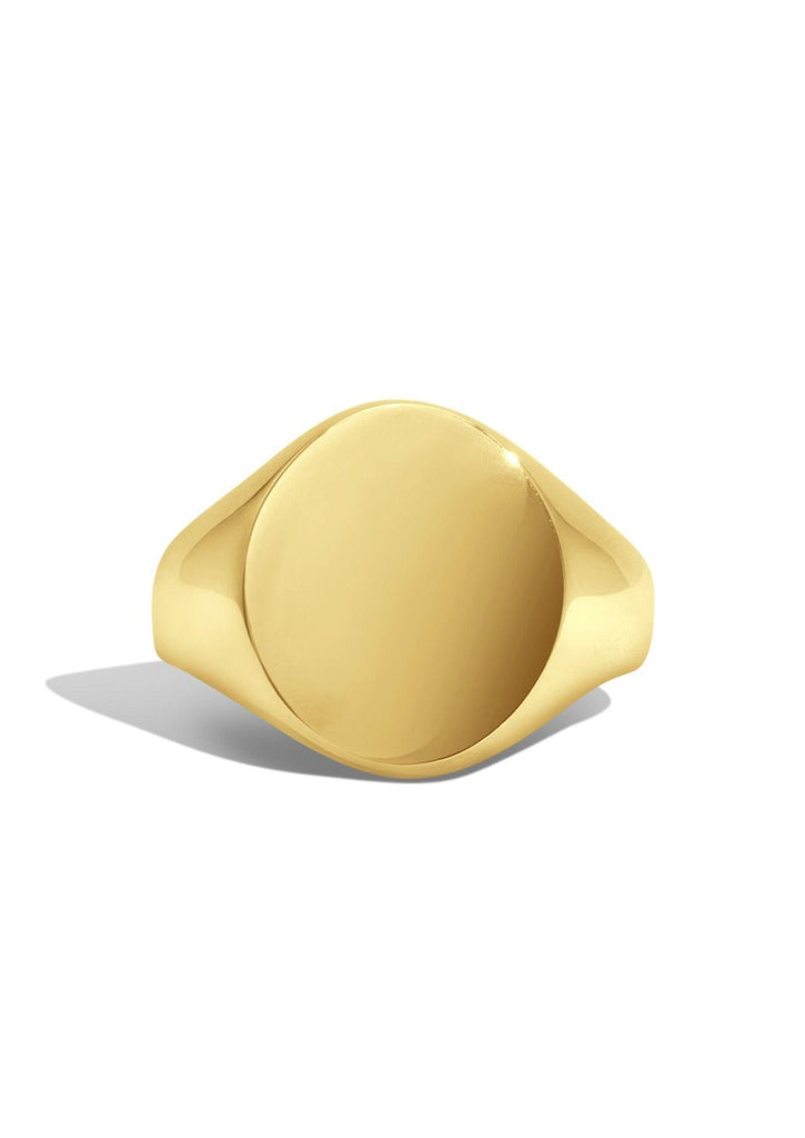 The Era Yellow Gold Signet Ring - Molten Store