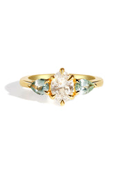 The Esme Ring with 1.01ct Oval Cultured Diamond - Molten Store