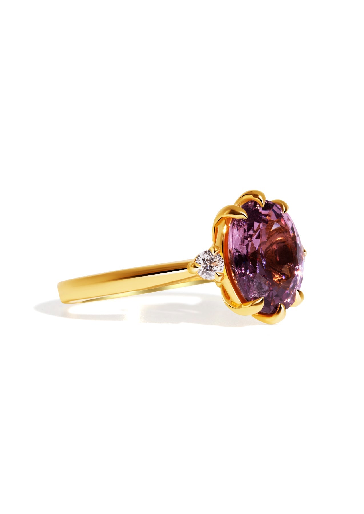 The Esme Ring with 4.25ct Oval Spinel - Molten Store