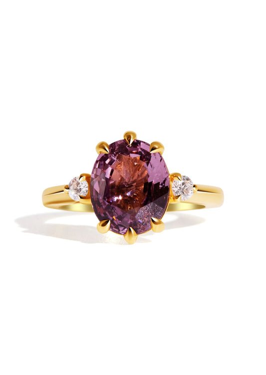 The Esme Ring with 4.25ct Oval Spinel - Molten Store