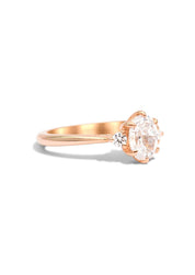 The Esme Rose Gold Ring Setting - Molten Store