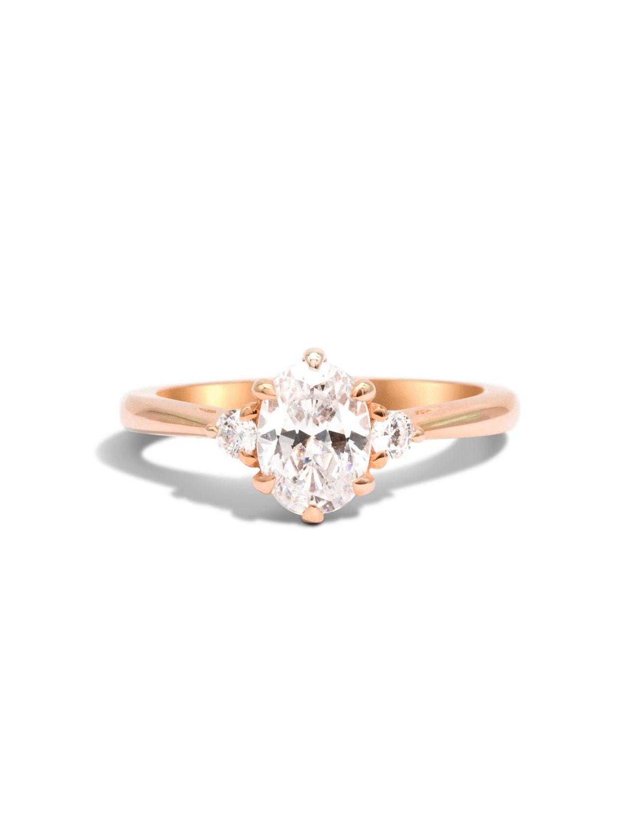 The Esme Rose Gold Ring Setting - Molten Store