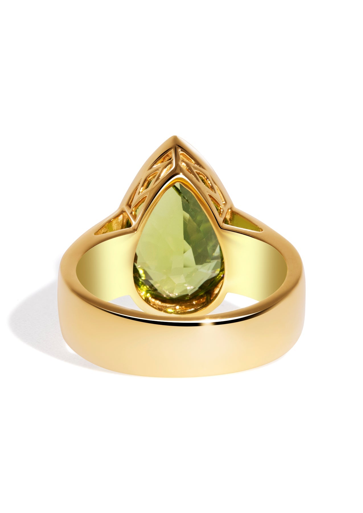 The Esther Ring with 6.08ct Pear Tourmaline - Molten Store