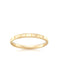 The Etched Line 9ct Yellow Gold Band - Molten Store