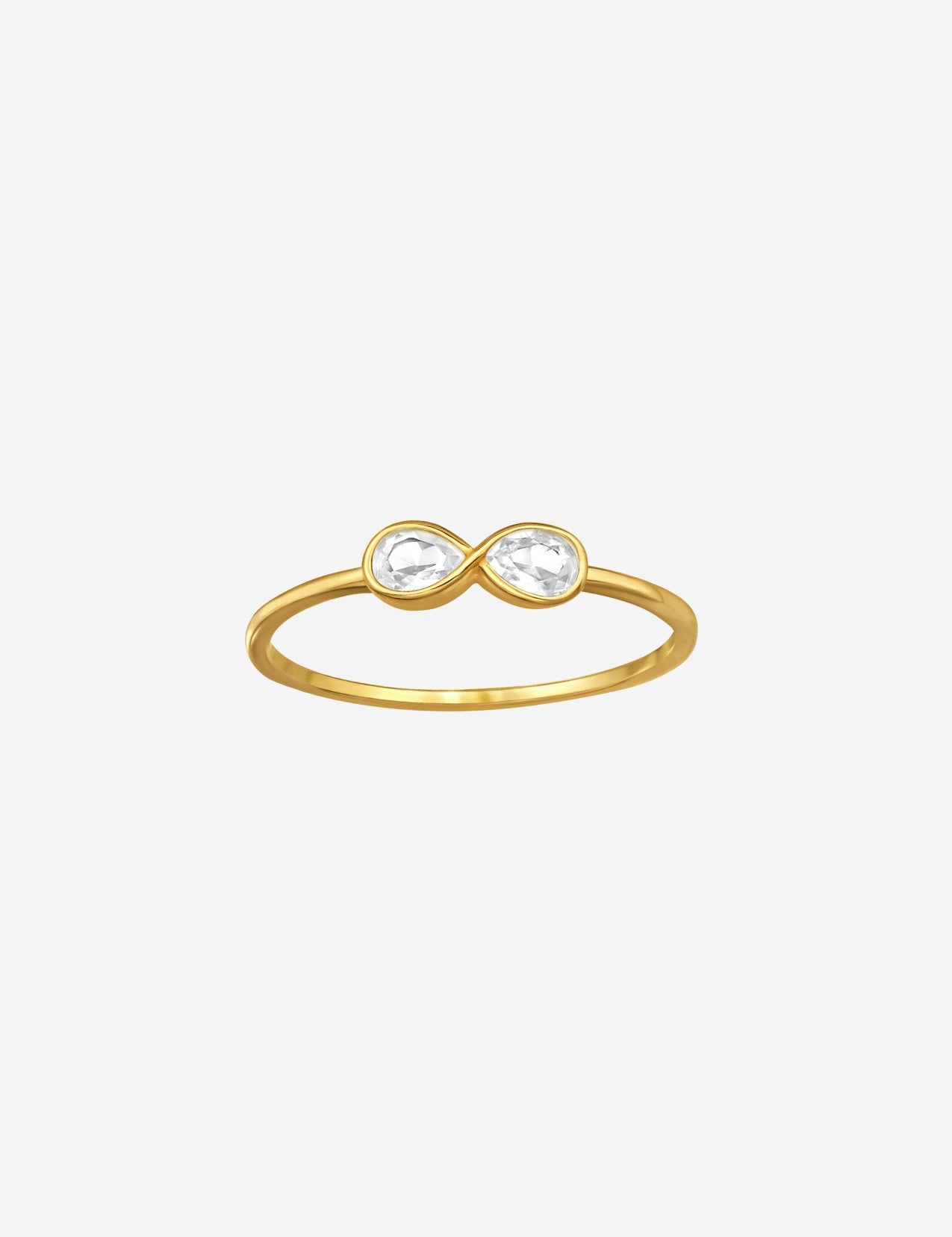 The Evermore 14ct Gold Vermeil Ring - Molten Store