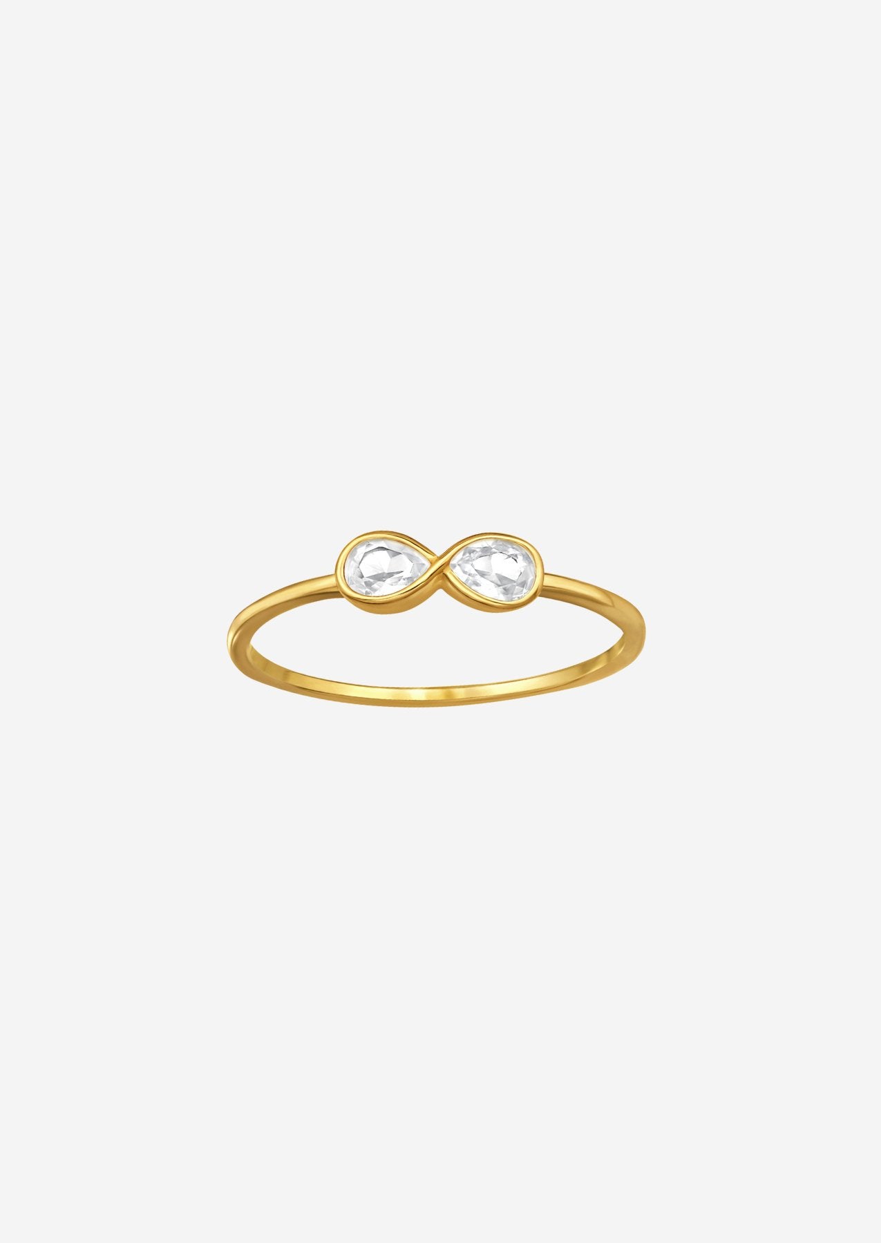 The Evermore 14ct Gold Vermeil Ring - Molten Store