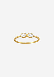 The Evermore 14ct Gold Vermeil Ring - Molten Store