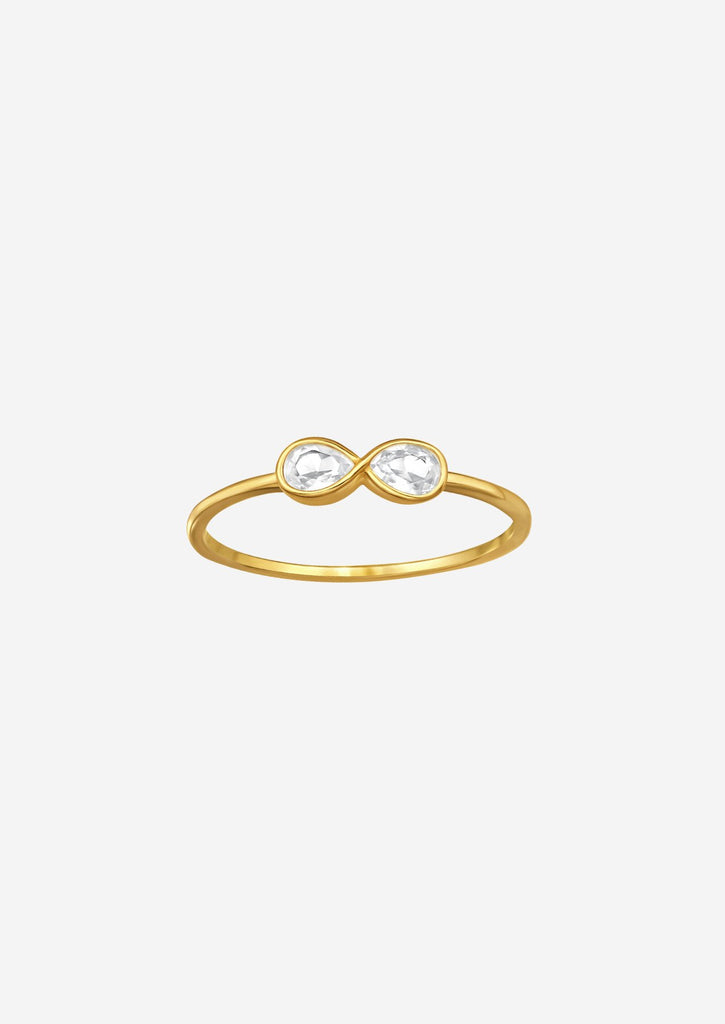 The Evermore 14ct Gold Vermeil Ring - Molten Store