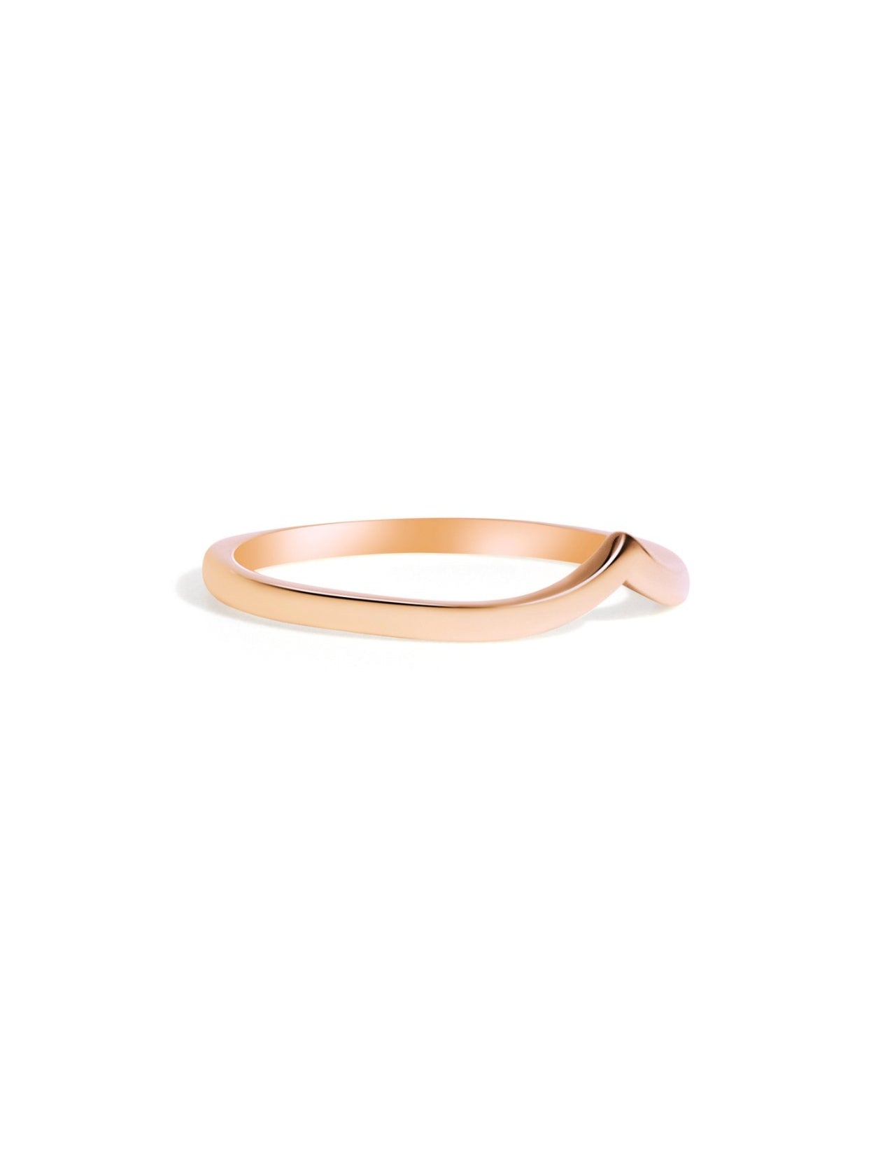 The Evoke Rose Gold Band - Molten Store