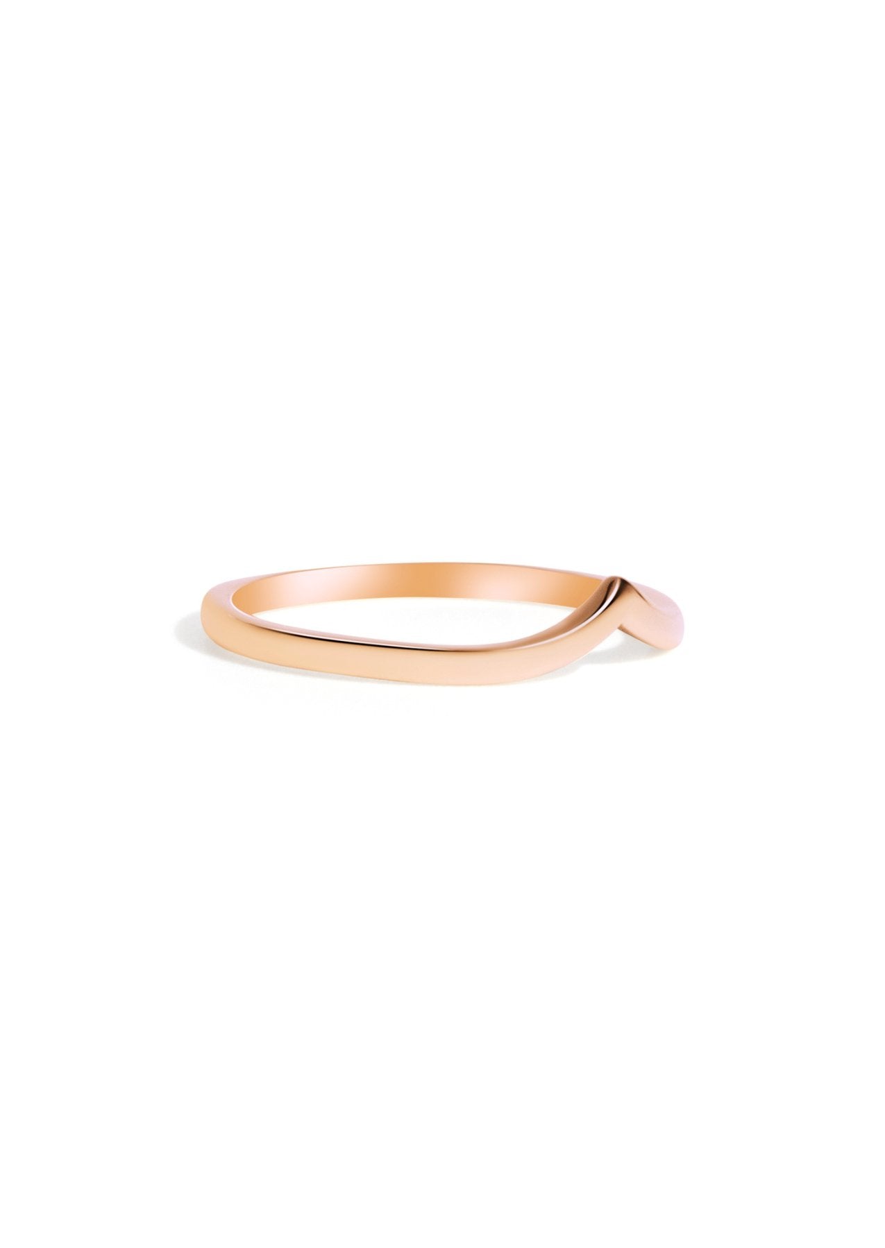 The Evoke Rose Gold Band - Molten Store