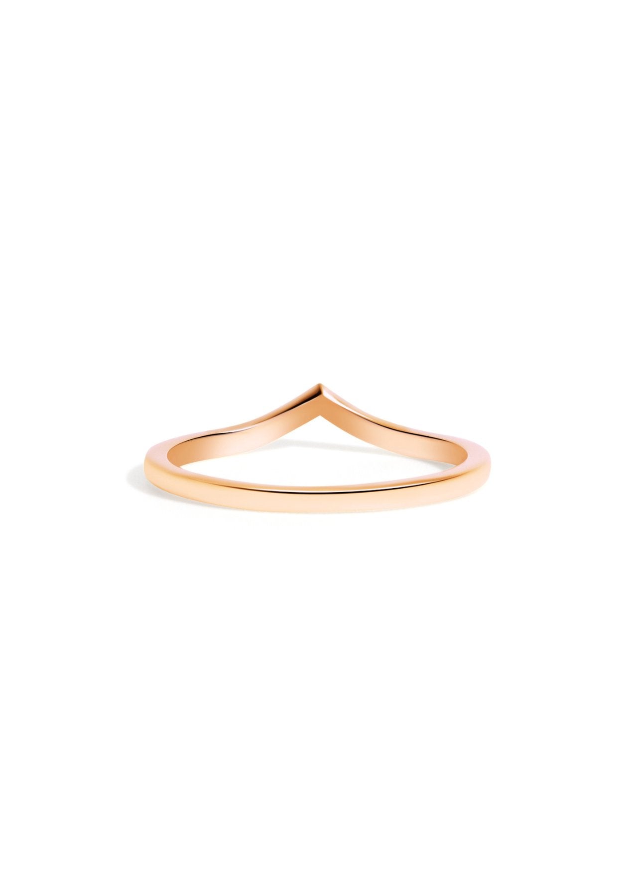 The Evoke Rose Gold Band - Molten Store