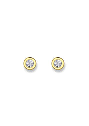 The Fairy Light 14ct Gold Vermeil Stud Earrings - Molten Store