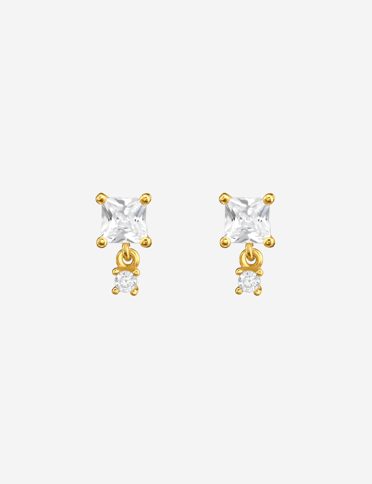 The Flare 14ct Gold Vermeil Drop Earrings - Molten Store