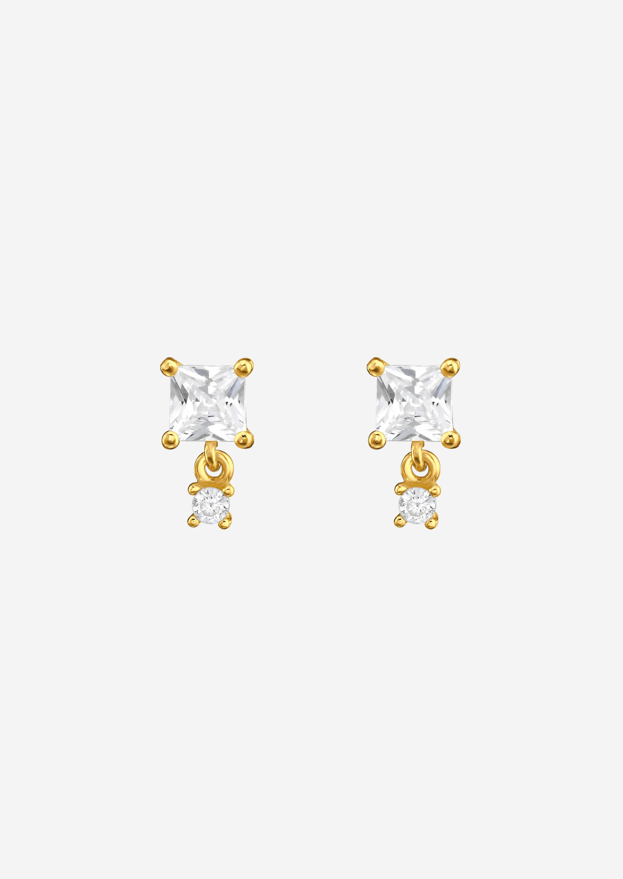 The Flare 14ct Gold Vermeil Drop Earrings - Molten Store