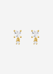 The Flare 14ct Gold Vermeil Drop Earrings - Molten Store