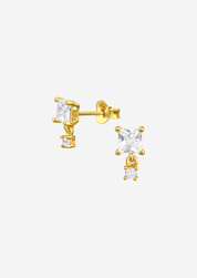 The Flare 14ct Gold Vermeil Drop Earrings - Molten Store