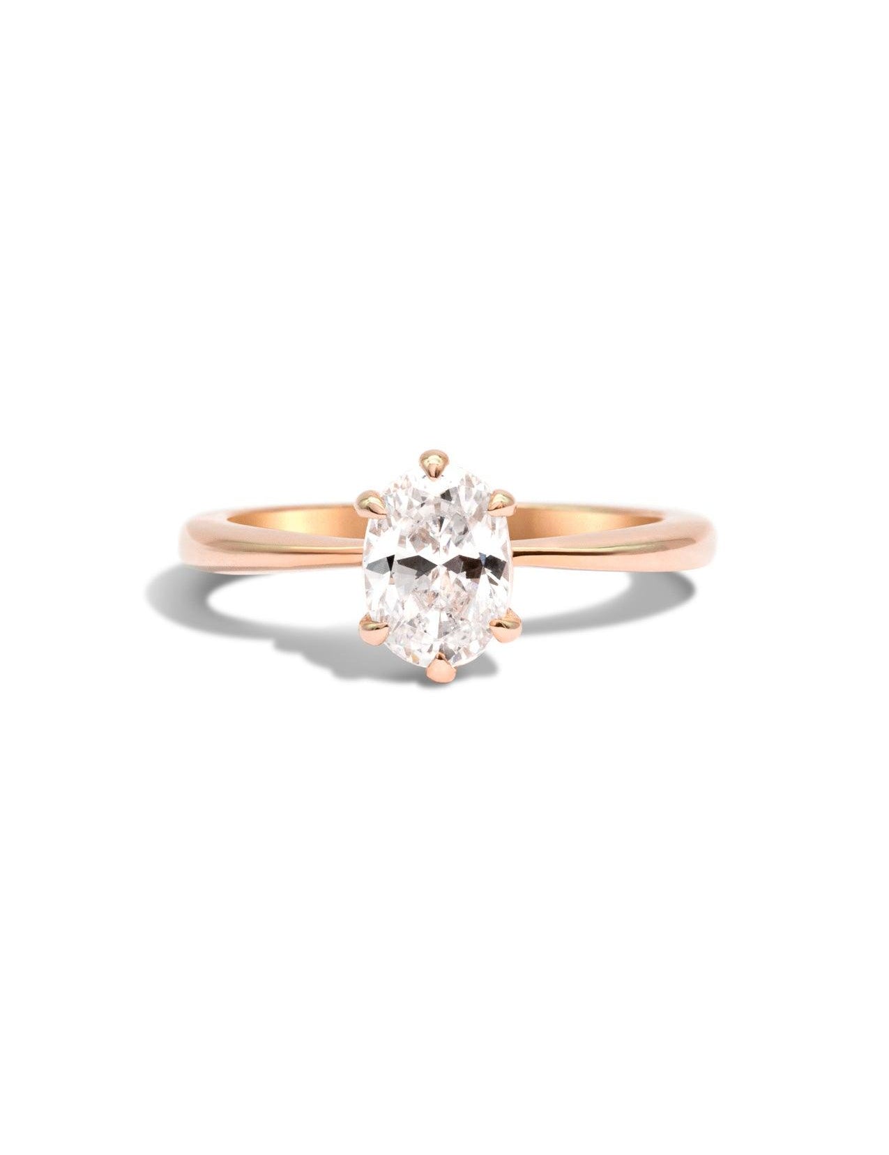 The Florence Rose Gold Ring Setting - Molten Store