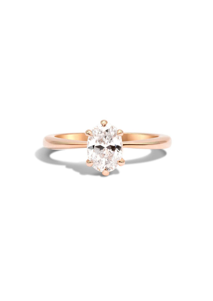 The Florence Rose Gold Ring Setting - Molten Store