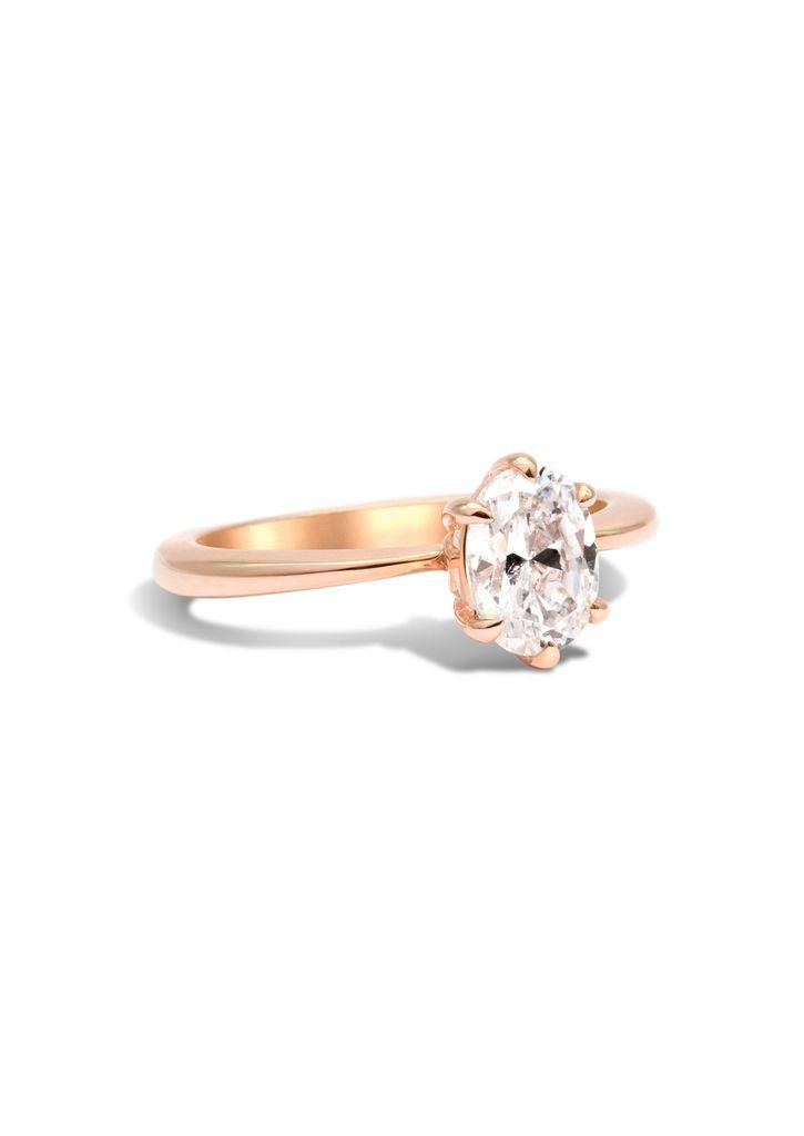 The Florence Rose Gold Ring Setting - Molten Store