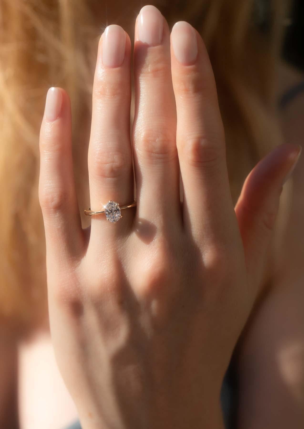 The Florence White Gold Ring Setting - Molten Store