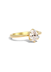 The Florence Yellow Gold Ring Setting - Molten Store