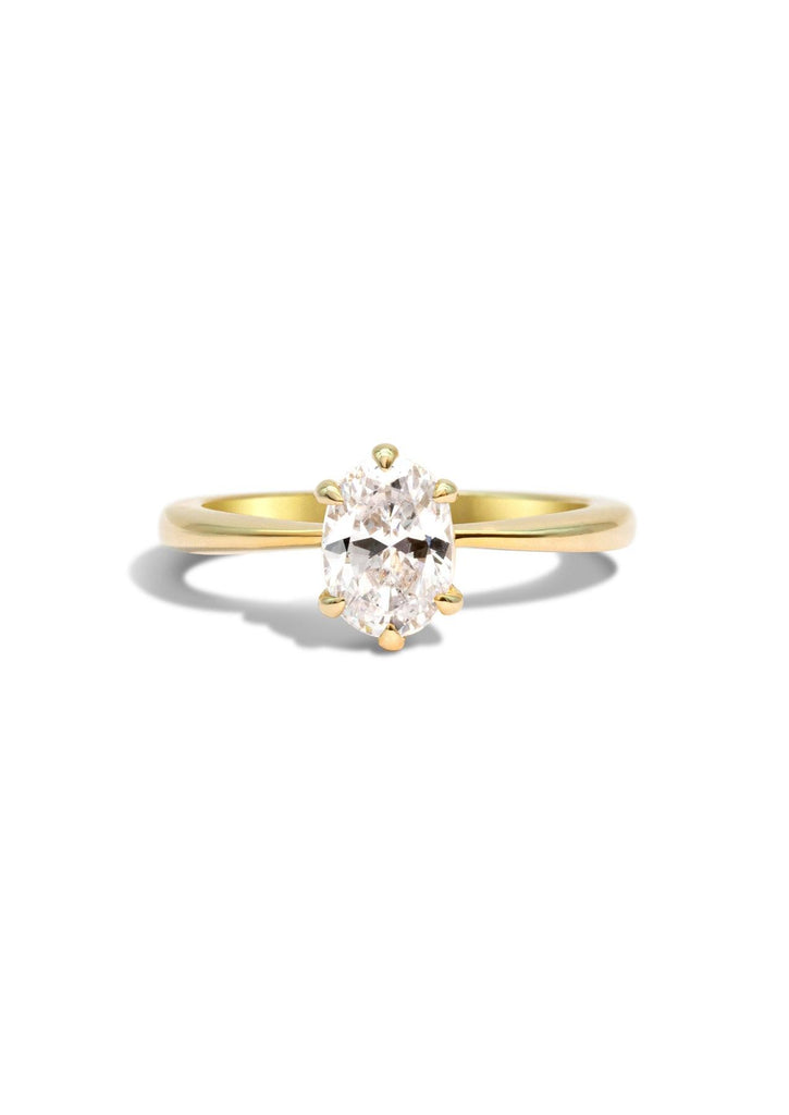 The Florence Yellow Gold Ring Setting - Molten Store