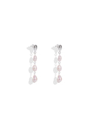 The Gleam Pearl Silver Drop Earrings - Molten Store