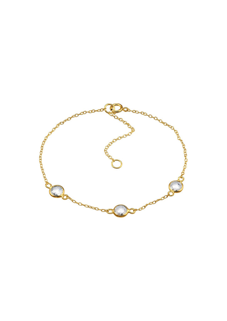 The Glisten 14ct Gold Vermeil Bracelet - Molten Store